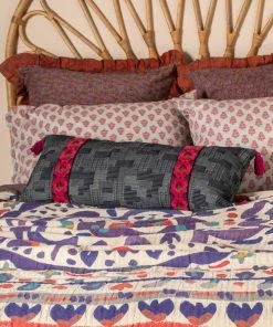 Natural Life Back To Campus Tesoro Embroidered Pillow