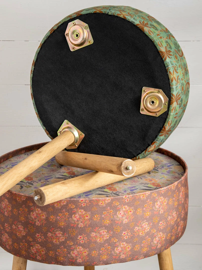 Natural Life Fabric Wrapped Side Table NEW & TRENDING 8 Natural Life Fabric Wrapped Side Table NEW & TRENDING