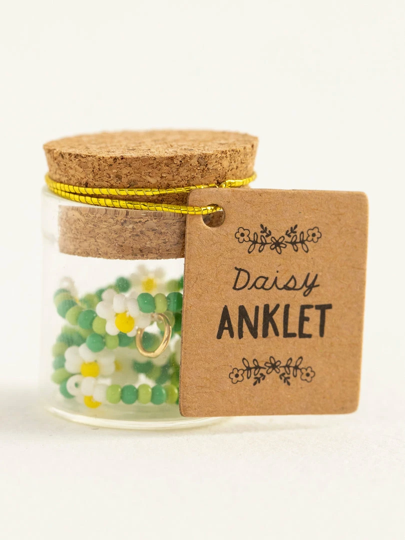 Natural Life Beaded Daisy Anklet Beach & Outdoors 8 Natural Life Beaded Daisy Anklet Beach & Outdoors