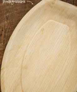 Natural Life Palm Leaf Plate Set Of 12