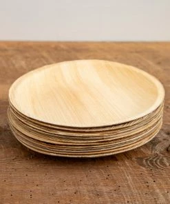 Natural Life Palm Leaf Plate Set Of 12