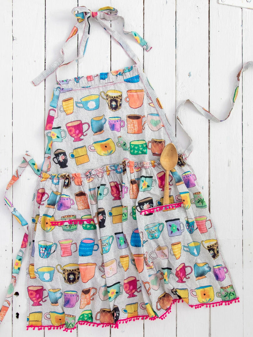 Natural Life Printed Kitchen Apron 3 Natural Life Printed Kitchen Apron