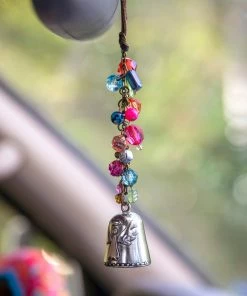 Natural Life Blessing Bell Car Charm