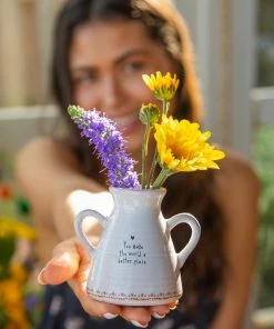 Natural Life Artisan Bud Vase