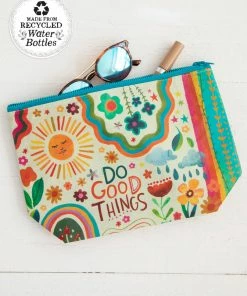 Natural Life Recycled Zip Pouch Back To Campus