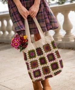Natural Life Back To Campus Crochet Tote Bag