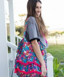 Natural Life Ruffle Tote Bag