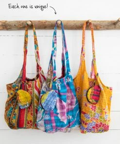 Natural Life Slouchy Kantha Tote NEW & TRENDING