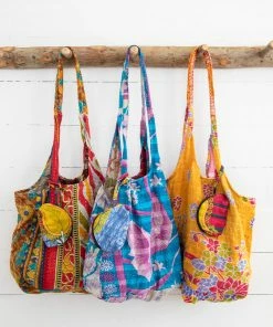 Natural Life Slouchy Kantha Tote NEW & TRENDING