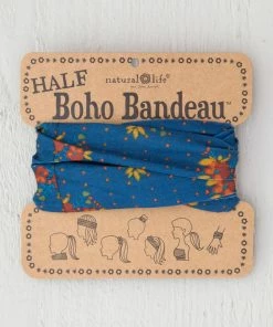 Natural Life Floral Half Boho Bandeau ACCESSORIES