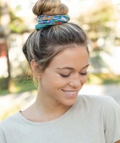 Natural Life Border Print Boho Bandeau Accessories