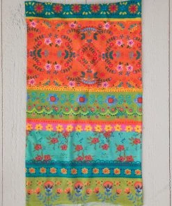 Natural Life Border Print Boho Bandeau Accessories