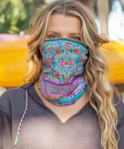 Natural Life Border Print Boho Bandeau Accessories