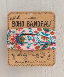 Natural Life Mandala Half Boho Bandeau