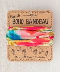 Natural Life Floral Half Boho Bandeau ACCESSORIES