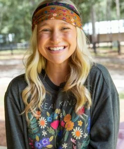 Natural Life Border Print Half Boho Bandeau 50 Natural Life Border Print Half Boho Bandeau