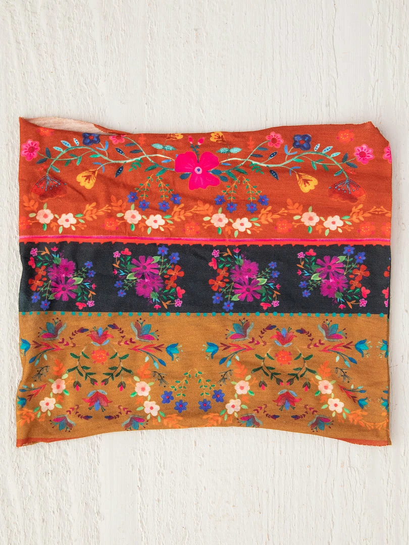 Natural Life Border Print Half Boho Bandeau 19 Natural Life Border Print Half Boho Bandeau