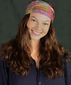 Natural Life Border Print Boho Bandeau Accessories