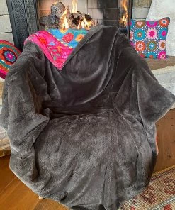 Natural Life Back To Campus Faux Fur Blanket