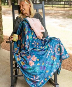 Natural Life Back To Campus Faux Fur Blanket