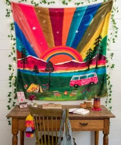 Natural Life Back To Campus Tapestry Blanket 61 Natural Life Back To Campus Tapestry Blanket