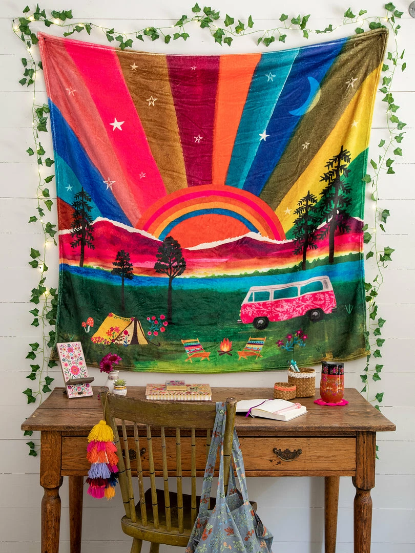 Natural Life Back To Campus Tapestry Blanket 32 Natural Life Back To Campus Tapestry Blanket