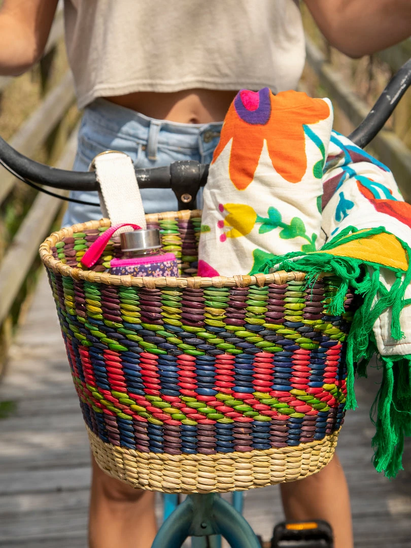 Natural Life Artisan Bike Basket 3 Natural Life Artisan Bike Basket