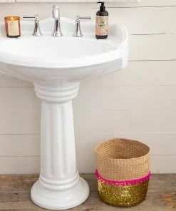 Natural Life Sequin Basket