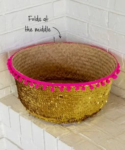 Natural Life Sequin Belly Basket 10 Natural Life Sequin Belly Basket