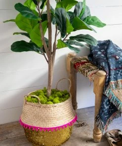 Natural Life Sequin Belly Basket 11 Natural Life Sequin Belly Basket