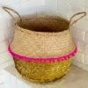Natural Life Sequin Belly Basket