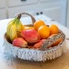 Natural Life Macrame Fringe Basket