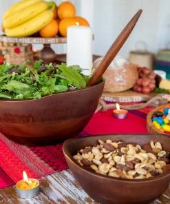 Natural Life Mango Wood Bowl Set