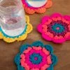 Natural Life Crochet Coaster Set 1 Natural Life Crochet Coaster Set