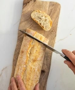Natural Life Hand Carved Bread Board