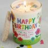 Natural Life Back To Campus Birthday Wish Candle
