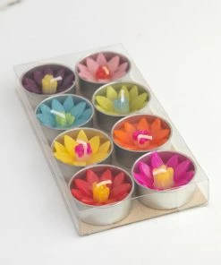 Natural Life Set Of 8 Tea Lights 10 Natural Life Set Of 8 Tea Lights