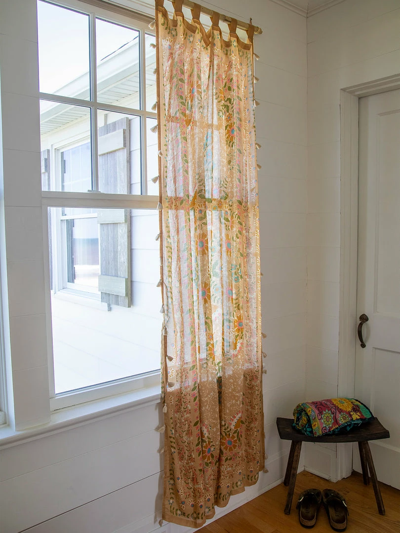 Natural Life Printed Curtain Panel 6 Natural Life Printed Curtain Panel