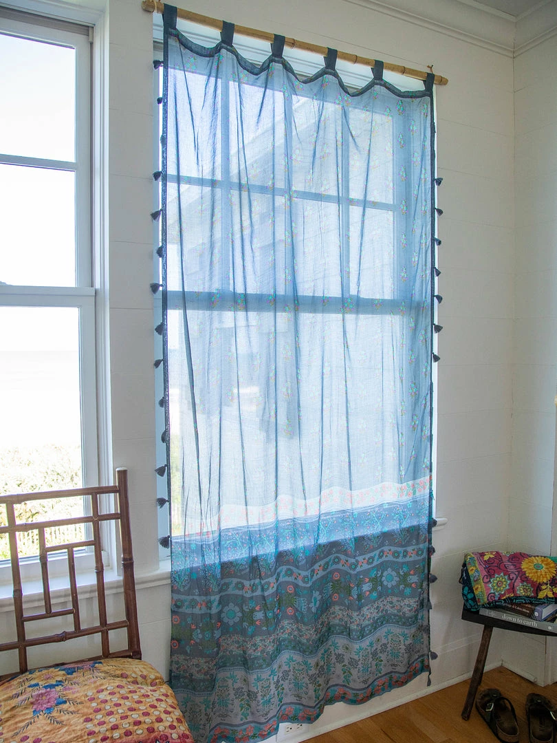 Natural Life Printed Curtain Panel 7 Natural Life Printed Curtain Panel