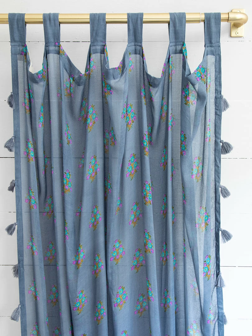 Natural Life Printed Curtain Panel 9 Natural Life Printed Curtain Panel