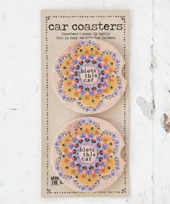 Natural Life Car Coasters