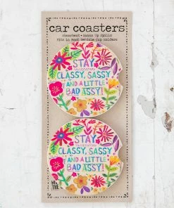 Natural Life Car Coasters