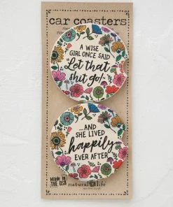 Natural Life Car Coasters