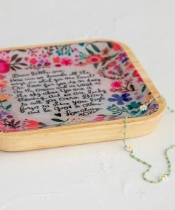 Natural Life Lacquered Wood Tray NEW & TRENDING