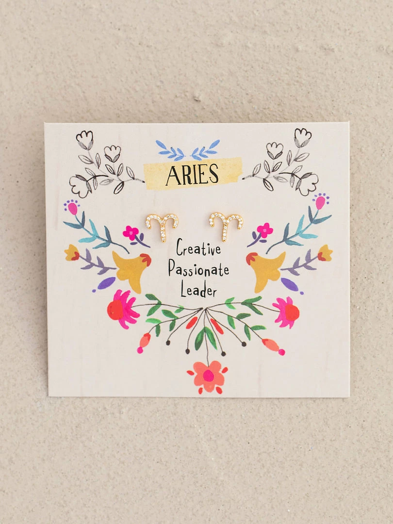 Natural Life Zodiac Perfect Tiny Studs 10 Natural Life Zodiac Perfect Tiny Studs