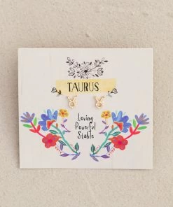 Natural Life Zodiac Perfect Tiny Studs 49 Natural Life Zodiac Perfect Tiny Studs