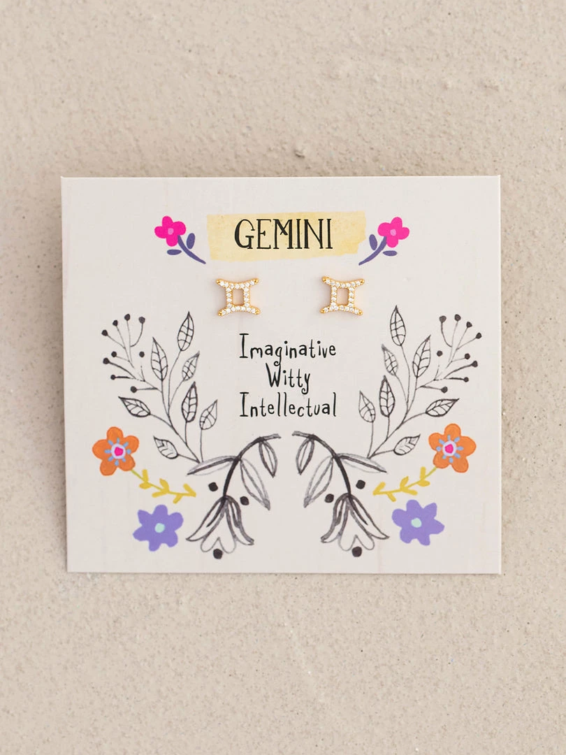 Natural Life Zodiac Perfect Tiny Studs 16 Natural Life Zodiac Perfect Tiny Studs