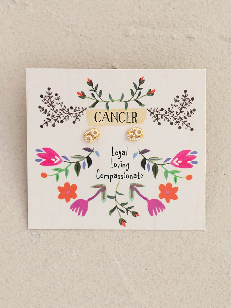 Natural Life Zodiac Perfect Tiny Studs 19 Natural Life Zodiac Perfect Tiny Studs