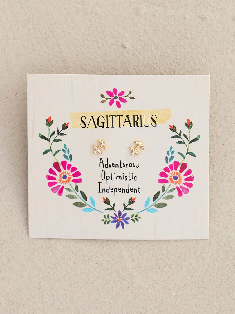 Natural Life Zodiac Perfect Tiny Studs 34 Natural Life Zodiac Perfect Tiny Studs