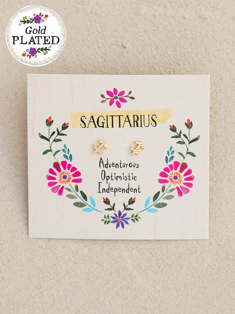 Natural Life Zodiac Perfect Tiny Studs 36 Natural Life Zodiac Perfect Tiny Studs